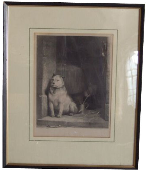 Lithograph of "Low Life" 