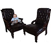 pair of Victorian chairs