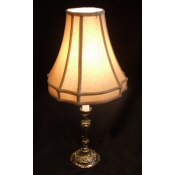 Victorian brass antique table lamp