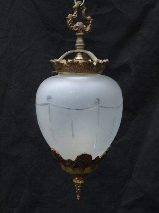 Circa 1930 brass Hall Lantern