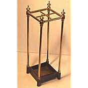 Victorian brass stick stand