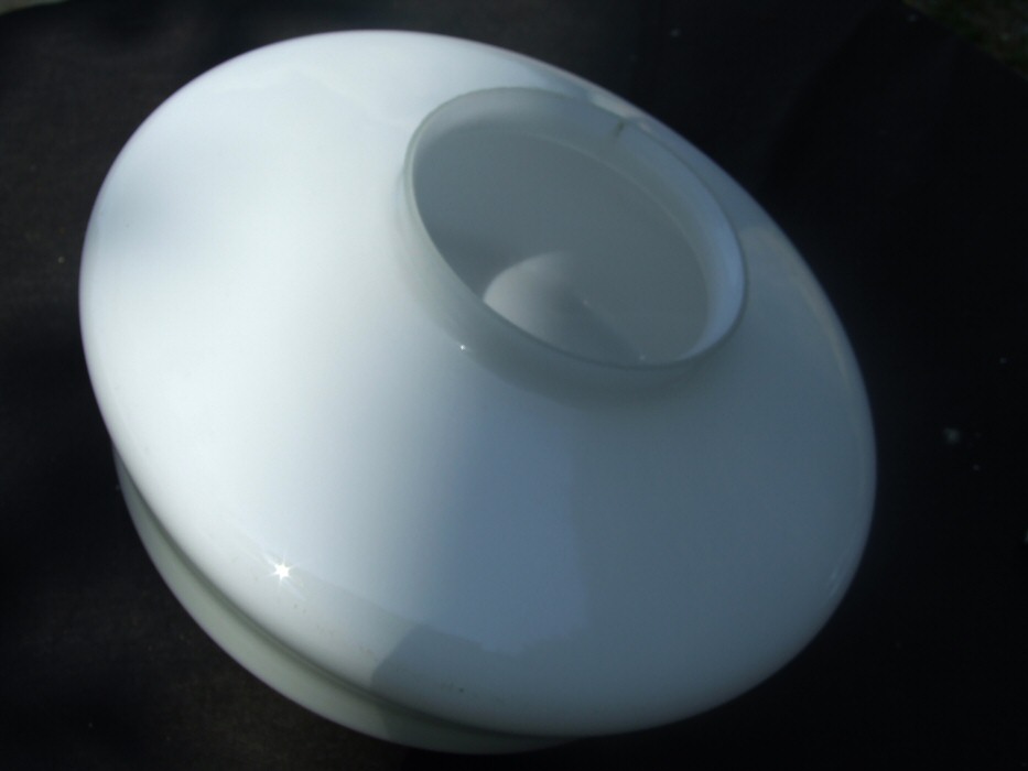 Circa 1920 Art Deco White Ceiling light