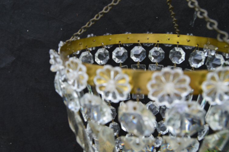 Circa 1930 Bag Chandelier