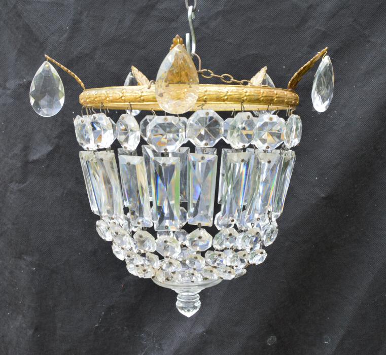 Beautiful Edwardian Bag Chandelier