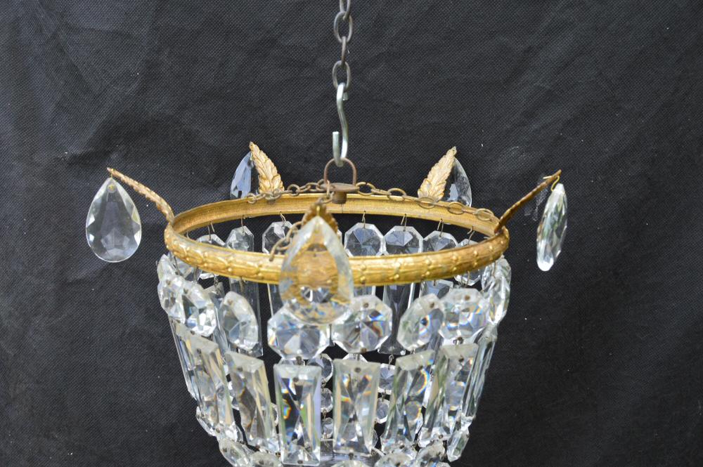 Beautiful Edwardian Bag Chandelier