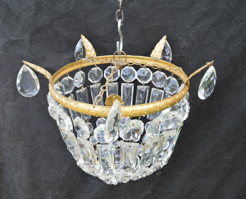 Beautiful Edwardian Bag Chandelier