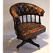 Victorian revolving office chair