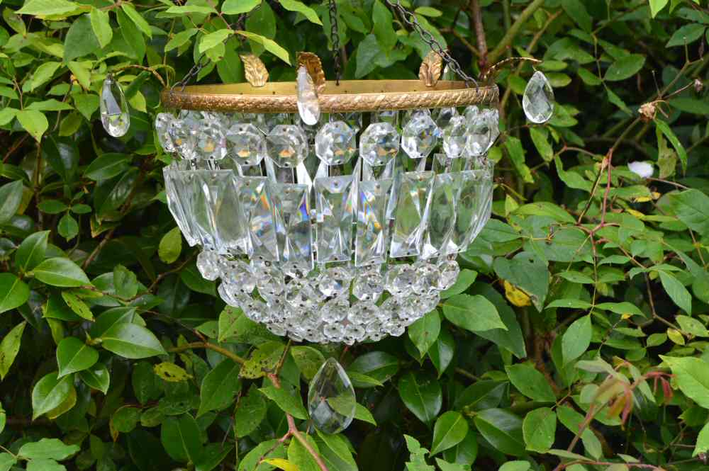 Large Edwardian Purse Chandelier