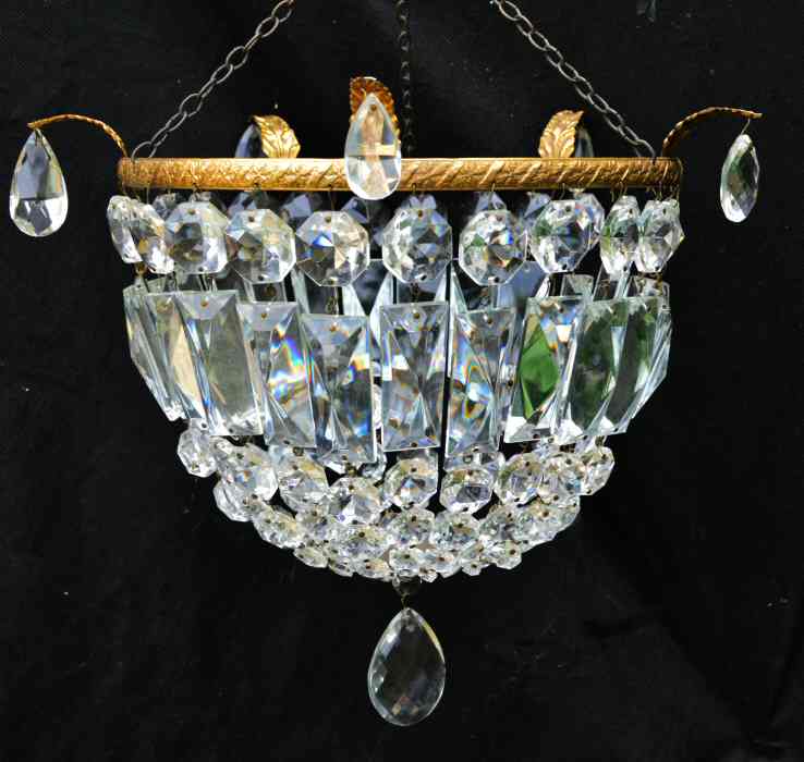 Large Edwardian Purse Chandelier