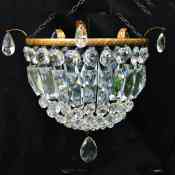 Large Edwardian purse chandelier