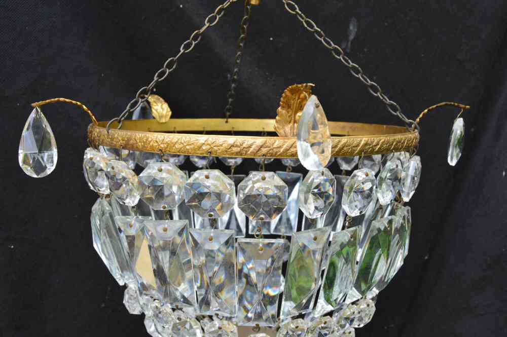 Large Edwardian Purse Chandelier