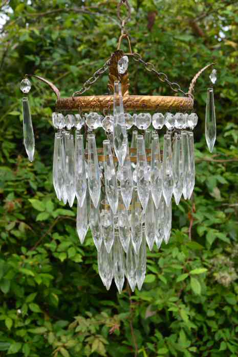 eautiful Compact Edwardian 3Tier Icicle Drop Chandelier