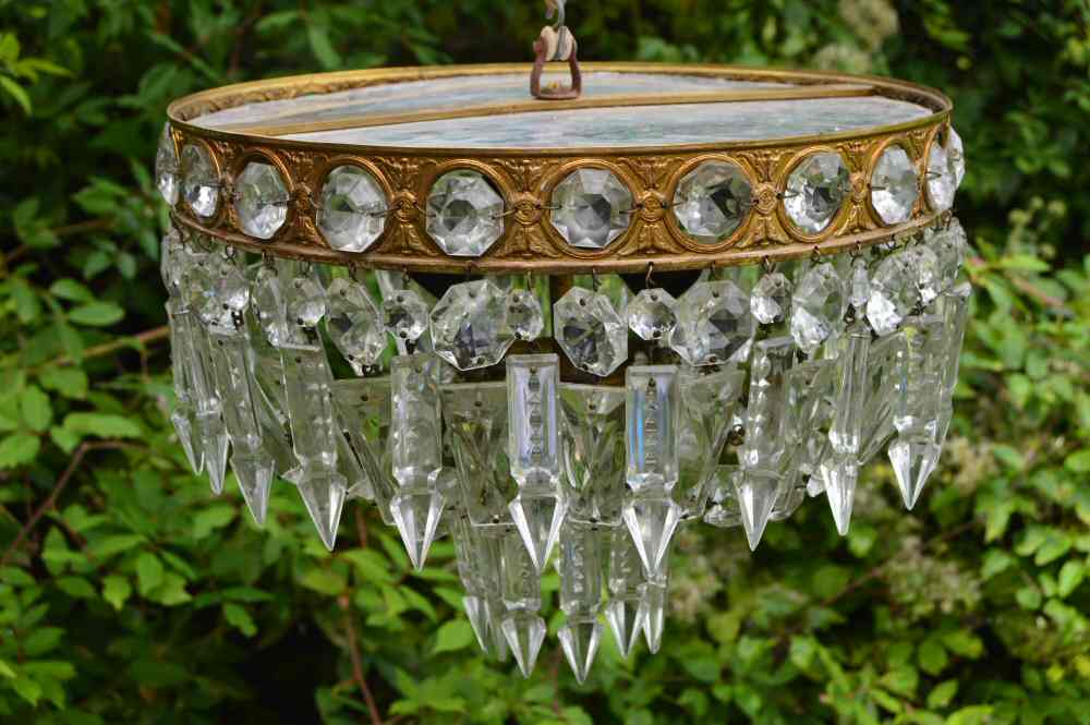 Circa 1930 Platformier Art Deco Chandelier