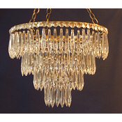 antique waterfall icicle chandelier