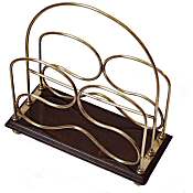 Edwardian brass magazine rack