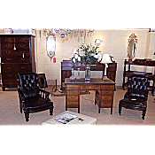 pair of Victorian armchairs