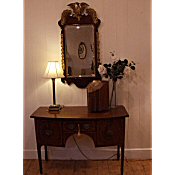 corinthian colomn brass table lamp