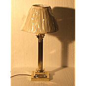 Large Edwardian Corinthian column table lamp