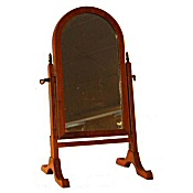 Edwardian mahogany dressing table mirror