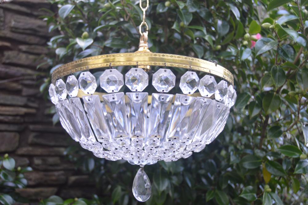 Pair of Mid 20th Century Purse/Bag Chandeliers