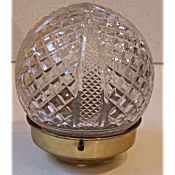 Edwardian glass ceiling light