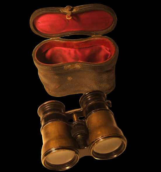 Fully working antique opera glasses