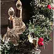 pair of victorian scent bottles