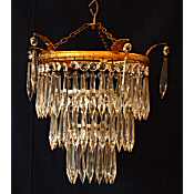 antique 3 tier chandelier