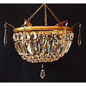 Edwardian bag chandelier