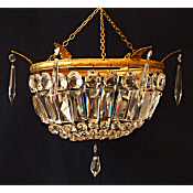 Edwardian bag chandelier