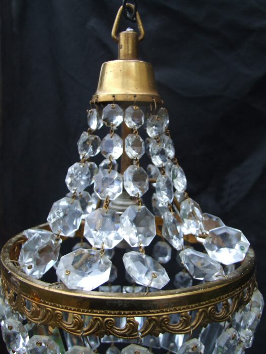 Mid 20th Century Empire Style Chandelier