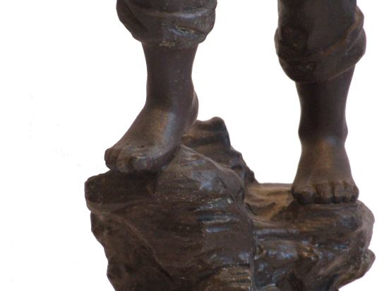 Pair of Late Victorian Spelter figures by Mestais of France