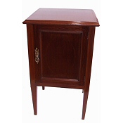 Edwardian inlaid mahogany  bedside cabinet