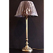 antique brass table lamp