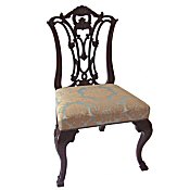 Chippendale revival side chair