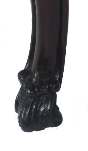 A Chippendale Revival solid mahogany side chair