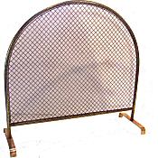 Edwardian arched firescreen