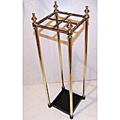 Victorian brass stick stand