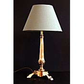 antique brass table lamp