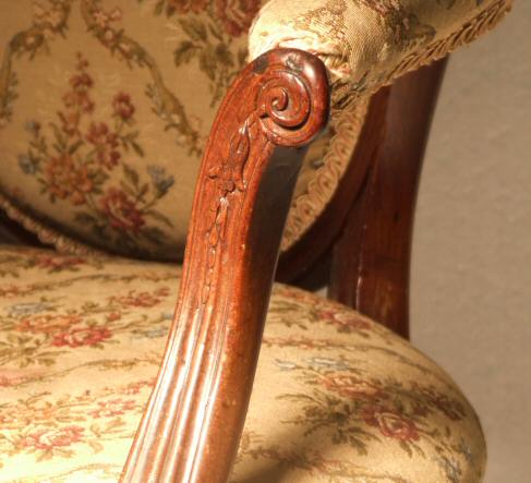 19th Century Hepplewhite style armchair