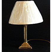 small Edwardian corinthian column table lamp