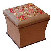Victorian sarcophagus box/ottoman