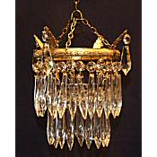 Edwardian 2 tier chandelier