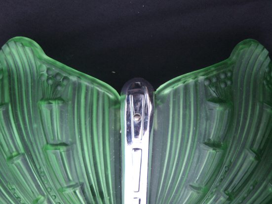 Stunning Emerald Green Art Deco Ceiling Light