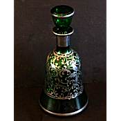 deco green decanter