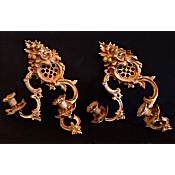 pair of edwardian wall sconces