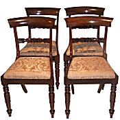4 W1Vth dining chairs