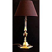 antique brass table lamp