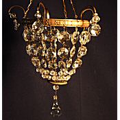 small Edwardian purse chandelier