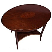 Edwardian inlaid antiqe coffee table